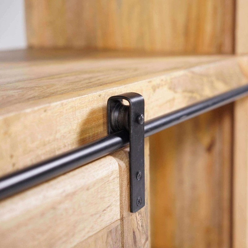 Boekenkast van hout en metaal 90cm - Paris