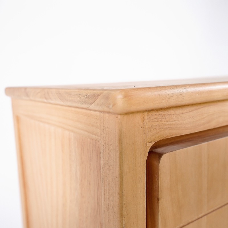 Hoog massief houten dressoir met 4 deuren - Pragati