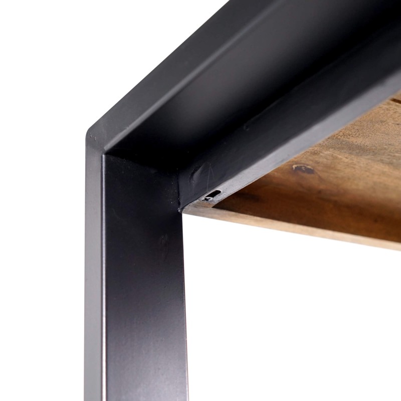Rek in hout en metaal 90 cm – Kansas