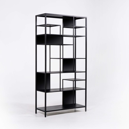 Wandrek in zwart metaal 90 x 180 cm – New York