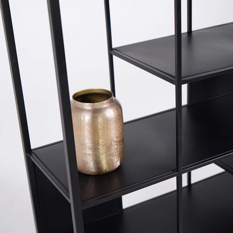 Wandrek in zwart metaal 90 x 180 cm – New York