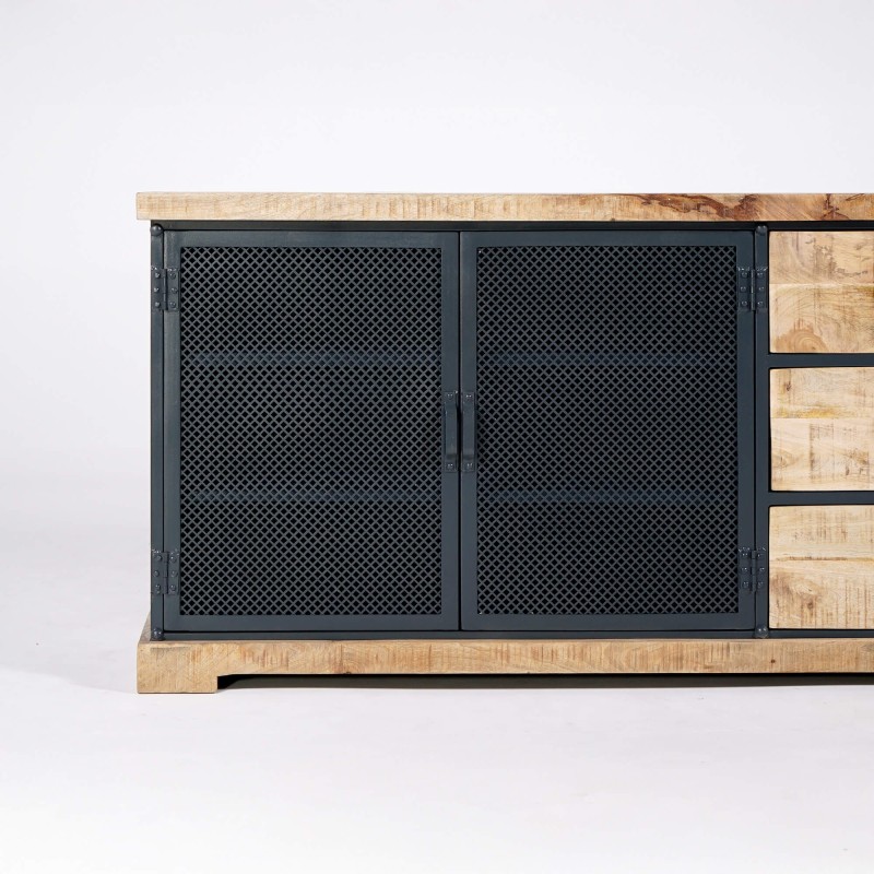 Industrieel 2-deurs buffetkast - Cambridge