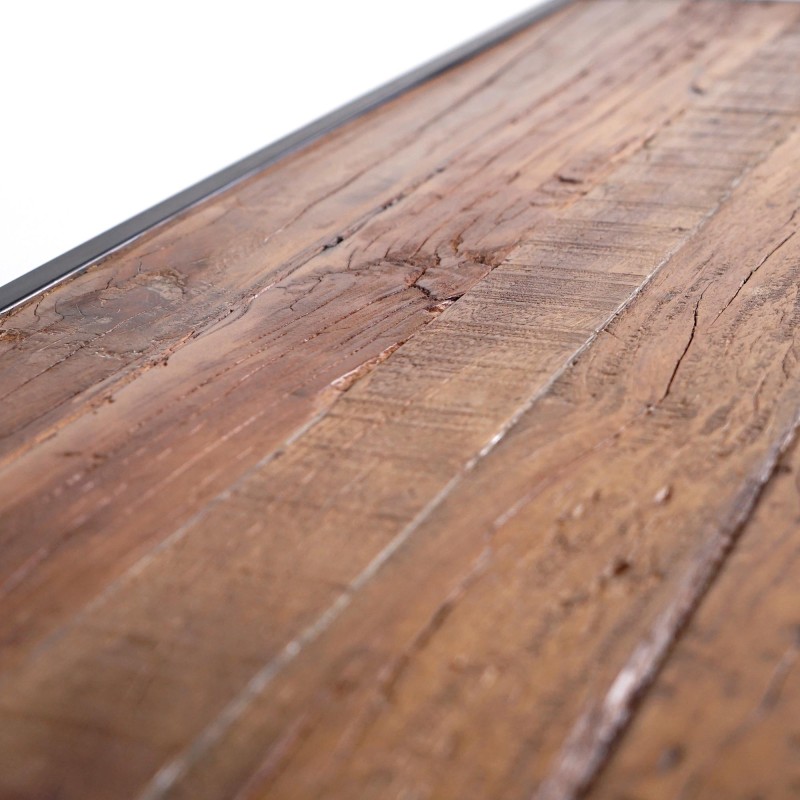 Industriële console van gerecycled hout - Recycled