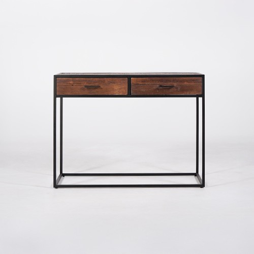 Industriële console van gerecycled hout - Recycled