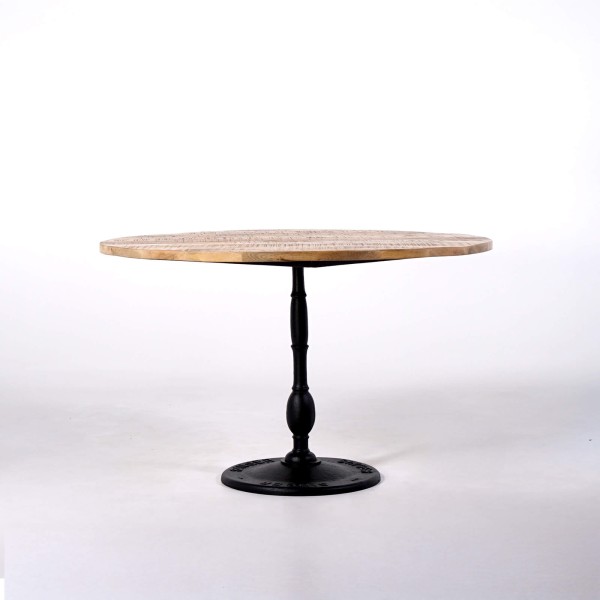 Ronde industriële bistrotafel