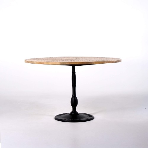Ronde industriële bistrotafel