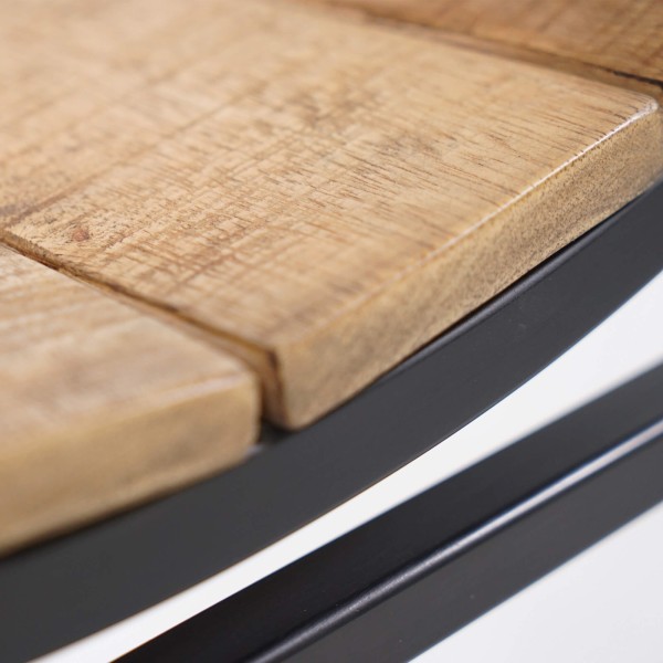 Houten en metalen stoel - Classy