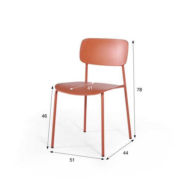 Eetkamerstoel terracotta – Kirkland