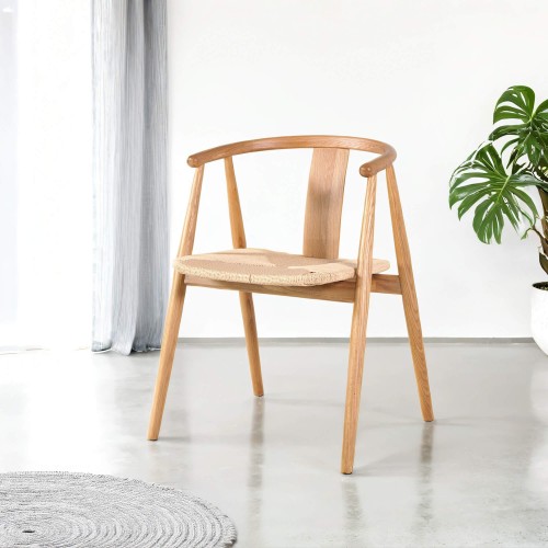 Eetkamerstoel in naturel eikenhout – Relate
