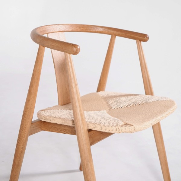 Eetkamerstoel in naturel eikenhout – Relate