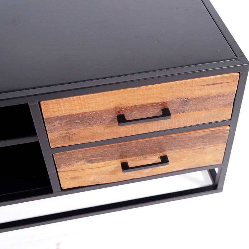 Industriële TV-meubel van gerecycleerd hout - Recycled