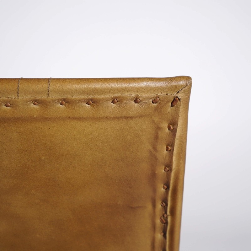 Vintage stoel in bruin leder – Cosy