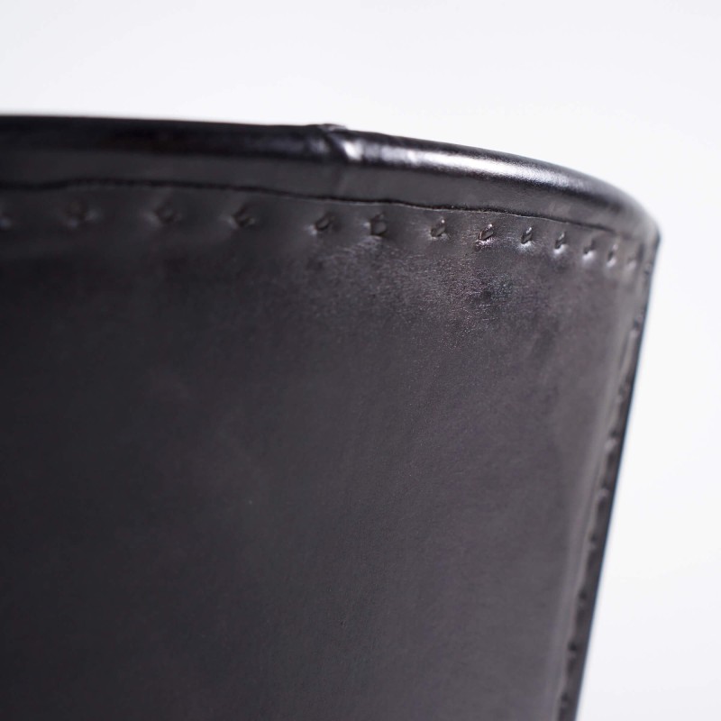 Metalen en vintage lederen stoel - Smart