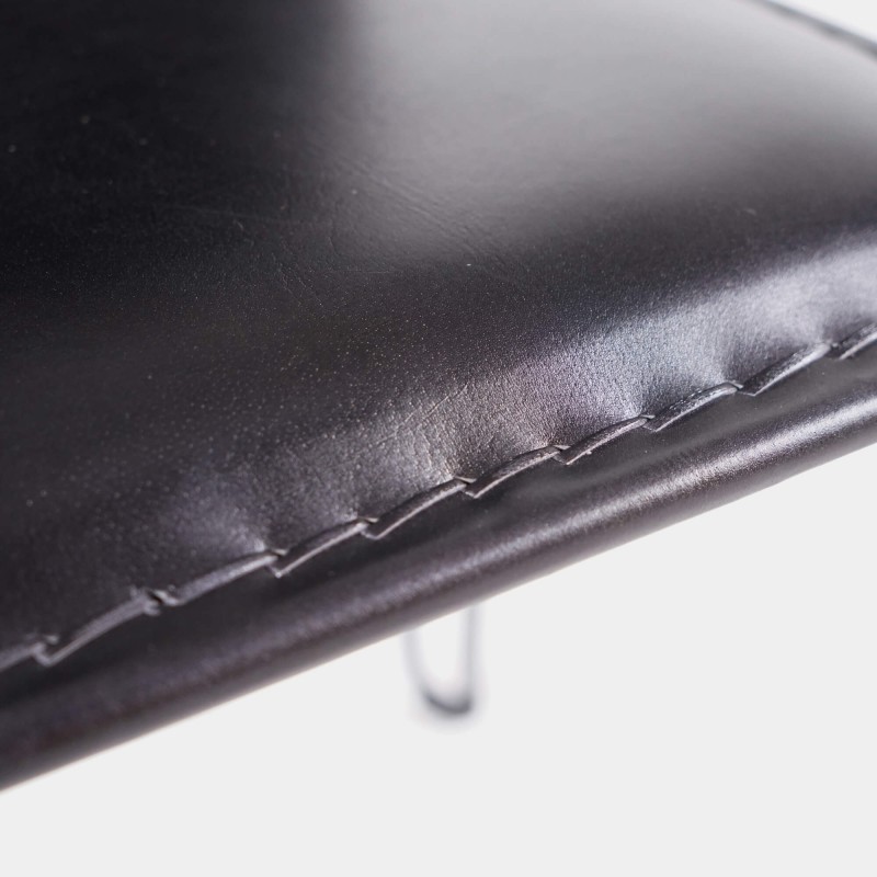 Metalen en vintage lederen stoel - Smart