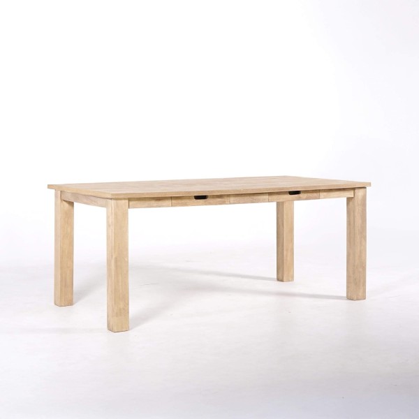 Eettafel van massief hout in industriële stijl – Detroit