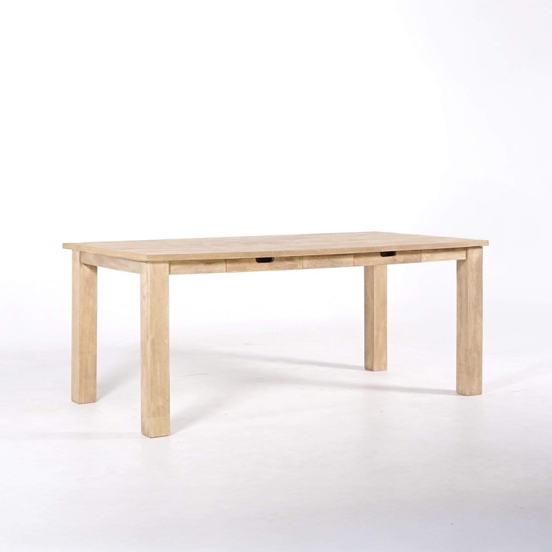 Eettafel van massief hout in industriële stijl – Detroit