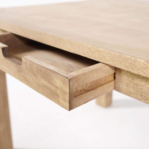 Eettafel van massief hout in industriële stijl – Detroit