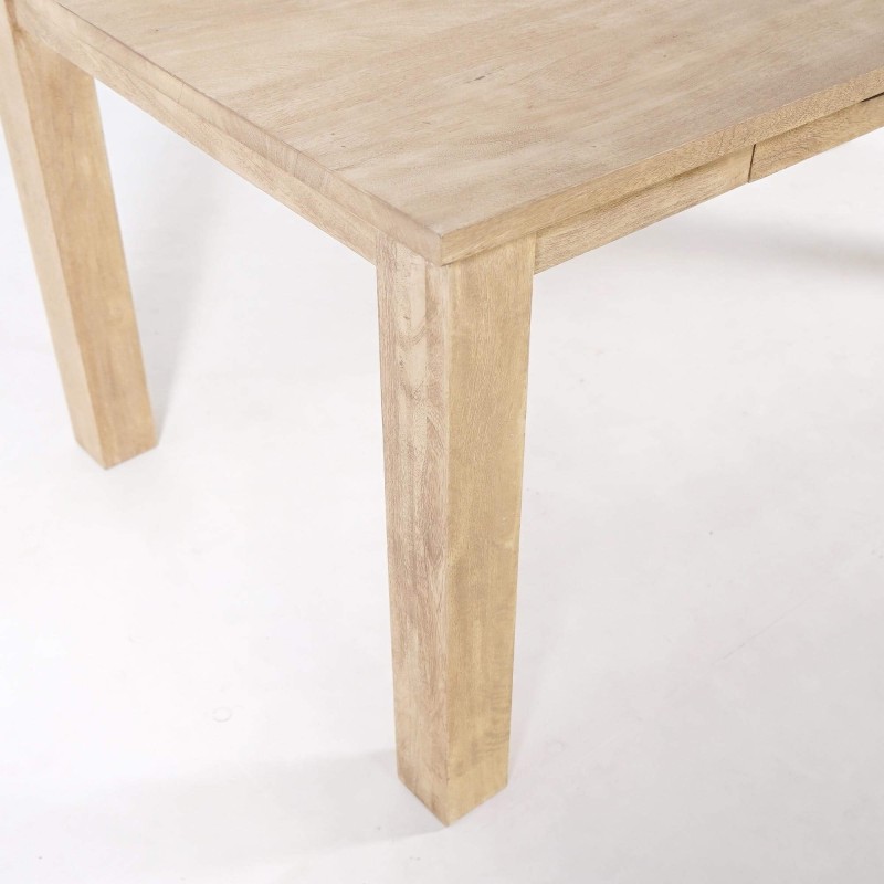 Eettafel van massief hout in industriële stijl – Detroit