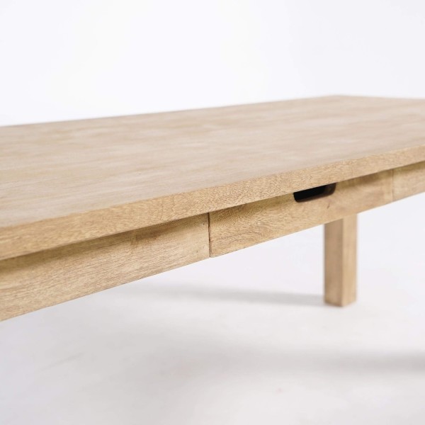Eettafel van massief hout in industriële stijl – Detroit