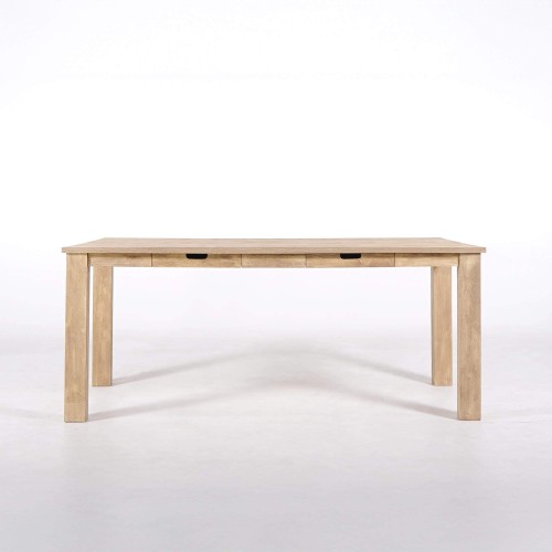 Eettafel van massief hout in industriële stijl – Detroit