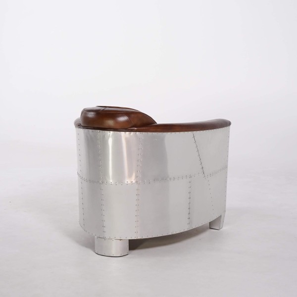 Leren aviator fauteuil