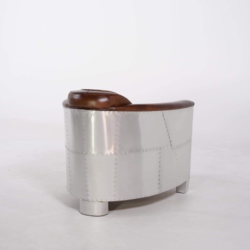 Leren aviator fauteuil