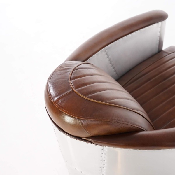 Leren aviator fauteuil