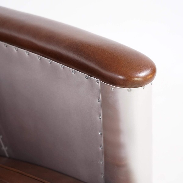 Leren aviator fauteuil