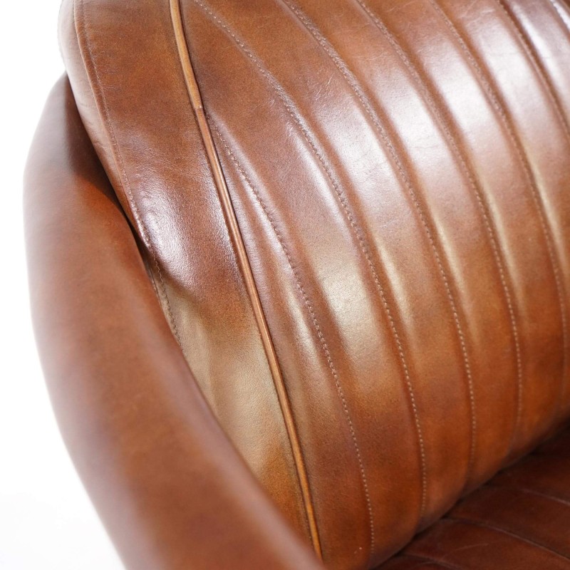 Leren aviator fauteuil