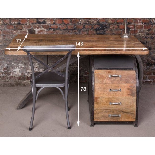 Industrieel Bureau van scandinavische inspiratie 
