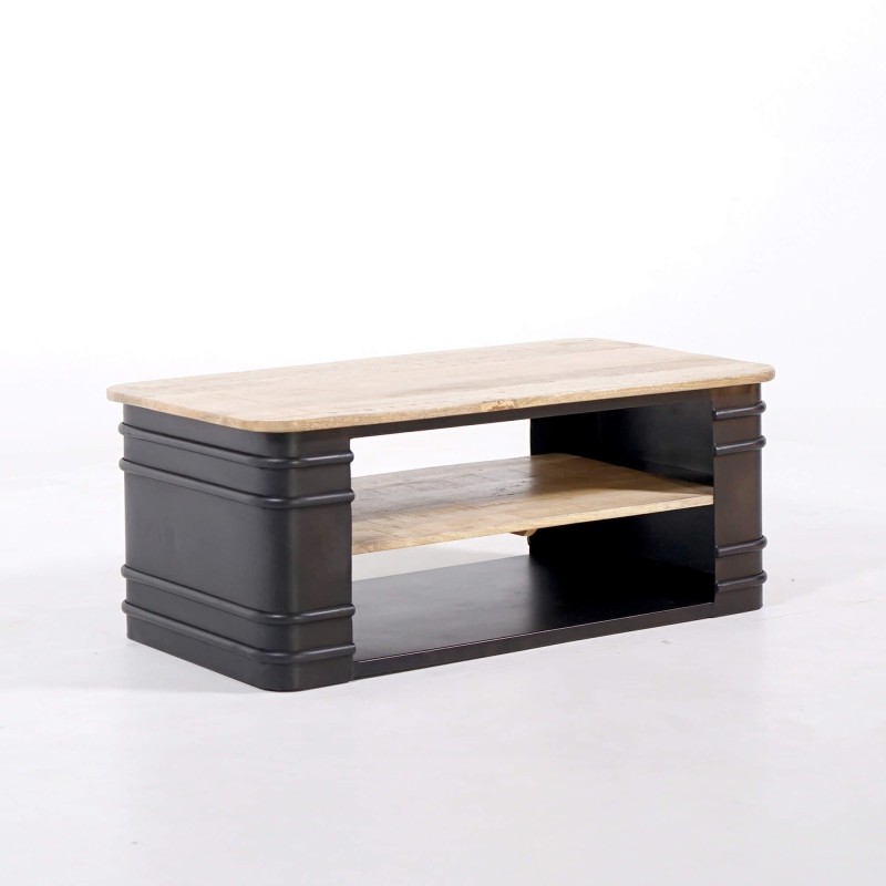 Industriële salontafel in olievatstijl – Artisto