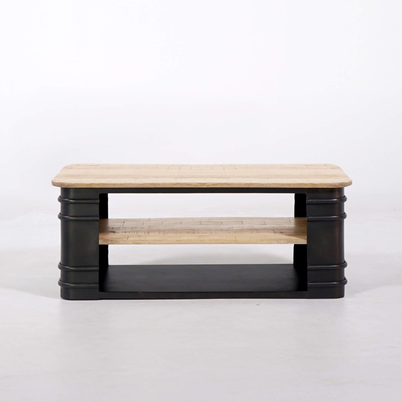 Industriële salontafel in olievatstijl – Artisto