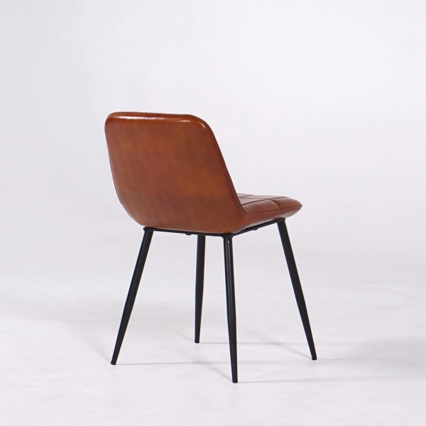 Vintage lederen stoel - Portobello