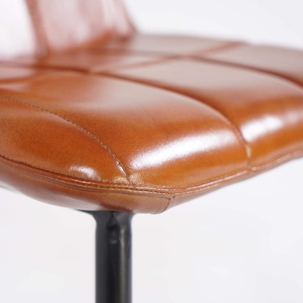 Vintage lederen stoel - Portobello