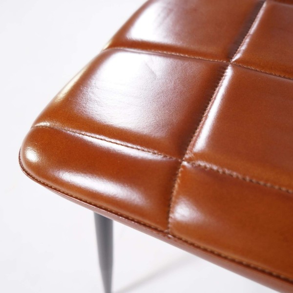 Vintage lederen stoel - Portobello