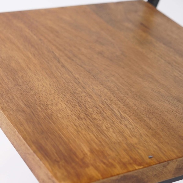 Stoel van hout en metaal Robin
