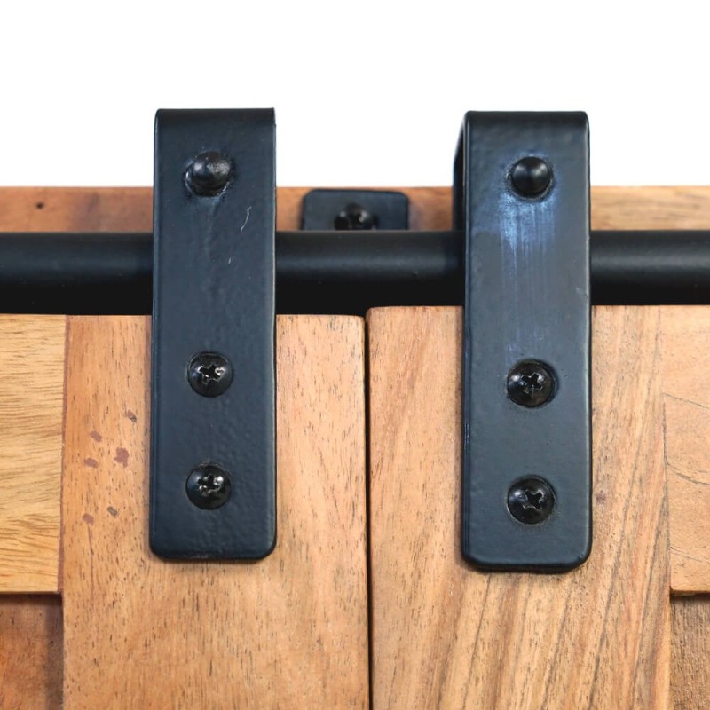 Groot buffet van hout & metaal 200 cm - Osaka