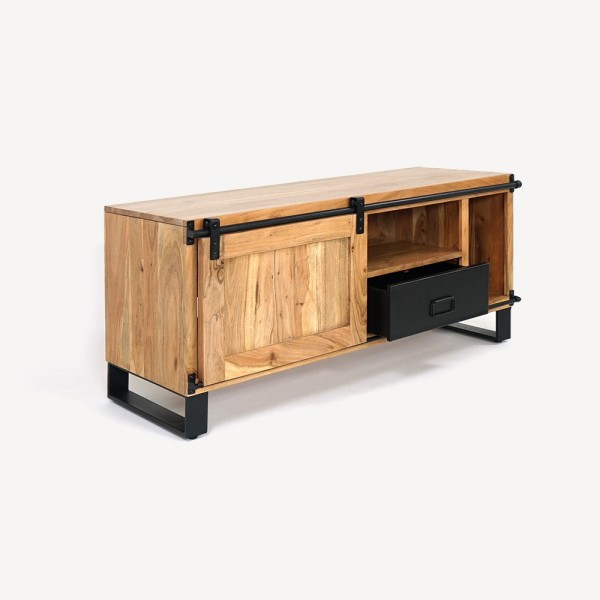 TV-meubel hout en metaal 120 cm - Osaka