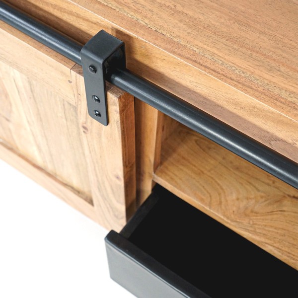 TV-meubel hout en metaal 120 cm - Osaka