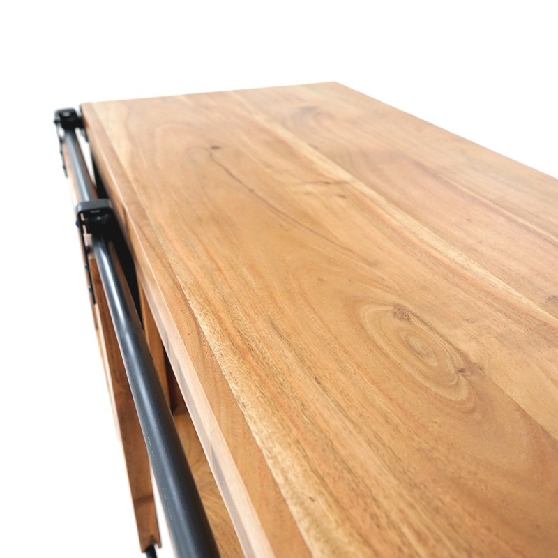 TV-meubel hout en metaal 120 cm - Osaka