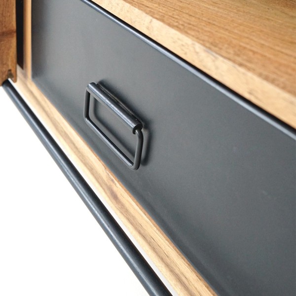TV-meubel hout en metaal 120 cm - Osaka