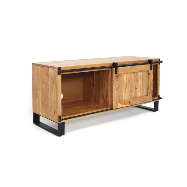 TV-meubel hout en metaal 120 cm - Osaka