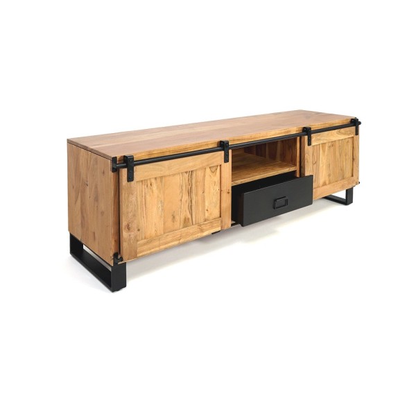 TV-meubel hout & metaal 160 cm - Osaka
