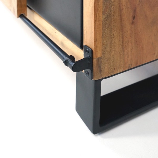 TV-meubel hout & metaal 160 cm - Osaka
