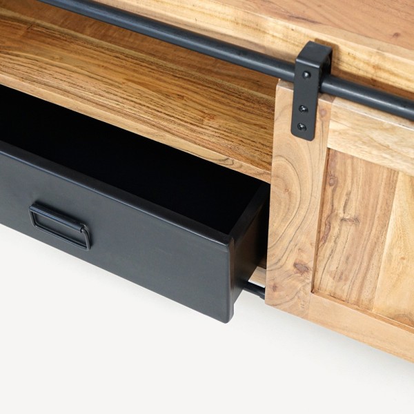 TV-meubel hout & metaal 160 cm - Osaka