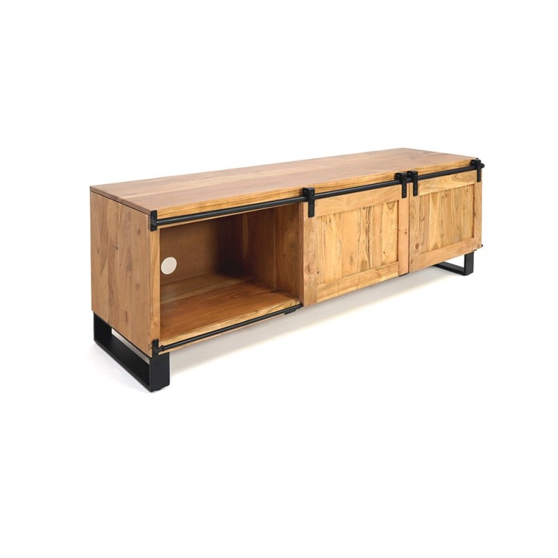 TV-meubel hout & metaal 160 cm - Osaka