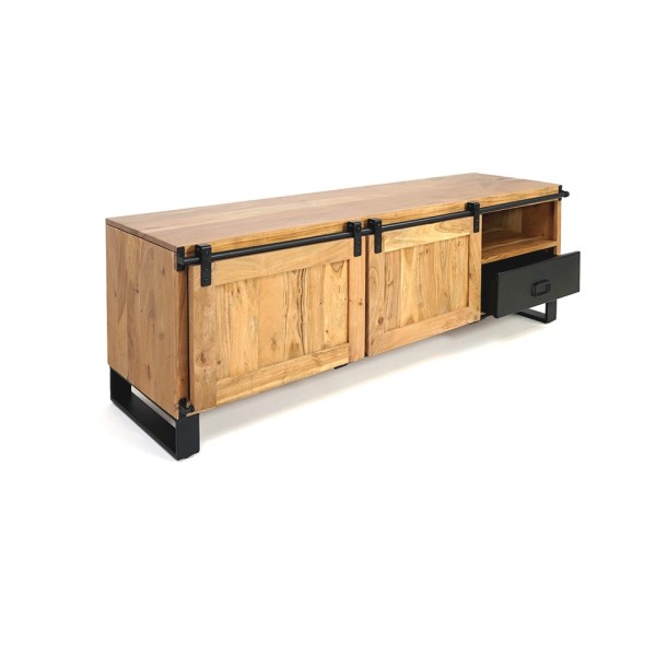 TV-meubel hout & metaal 160 cm - Osaka