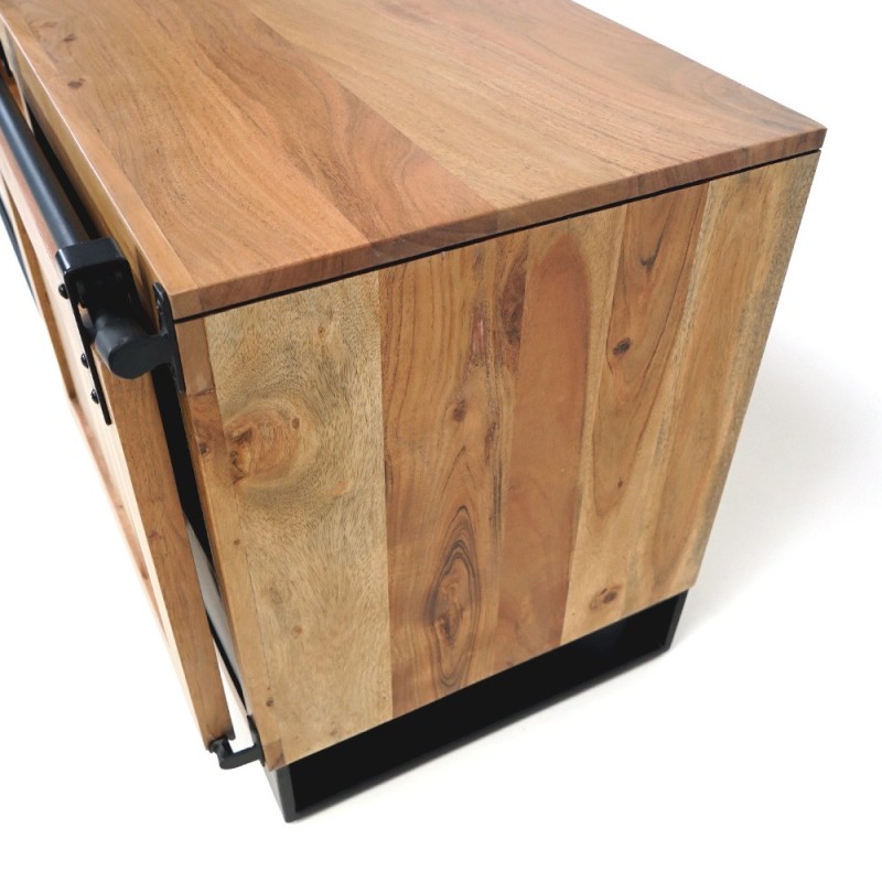 TV-meubel hout en metaal 200 cm - Osaka
