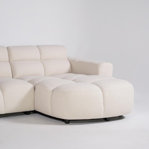 Hoekzetel 4-zits met rechter longchair – Elda