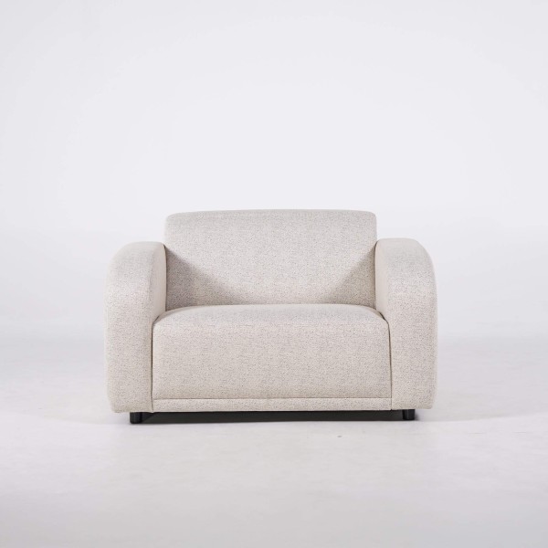 1-zit fauteuil in chenillestof – Syra